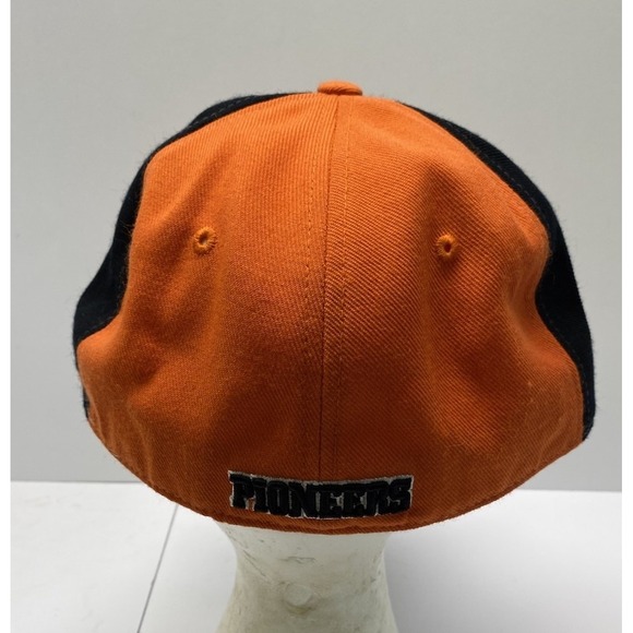 Zephyr 32/5 Tusculum College Pioneers 7 3/4 Hat Black Orange White - Picture 3 of 7